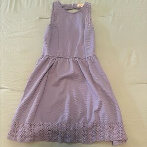 Rewind Sleeveless Purple Kids Dress